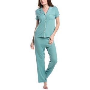 Tart Womens 2Pc Ginnie Pajama Pant Set, Green